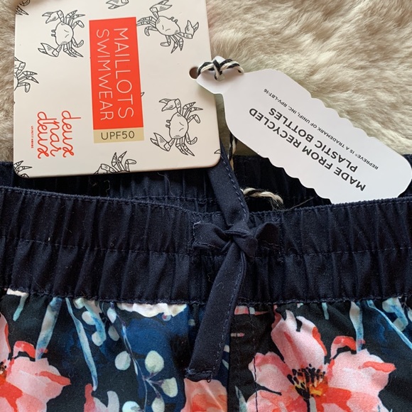 NWT. Girls navy par deux swim shorts - Picture 3 of 4